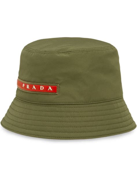 Prada Fischerhut Mit Logo.